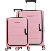 Homestic Luggage Bag | Trolley Bags for Travel | Collapsible Luggage Bag | Travelling Bag | Trolley Bags for Suitcase | Lightweight Luggage Bag | 20P-24P Inch | Rose Pink